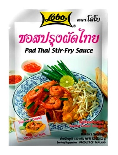 Salsa Pad Thai con arachidi tostate - Lobo 120g.